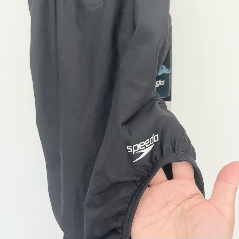 NWT Speedo Women's ProLT Super Proback Solid One Piece Black Bathing Suit 10/36 - Picture 4 of 7